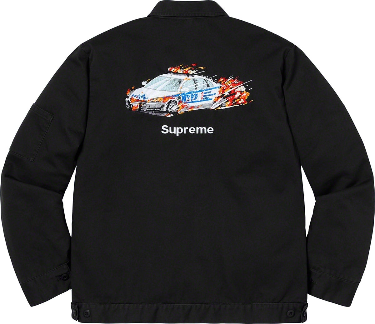 Cop Car Embroidered Work Jacket view 14